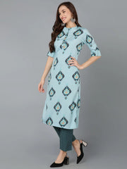 Women Poly Crepe Ethnic Motifs Printed-PKSET1025A