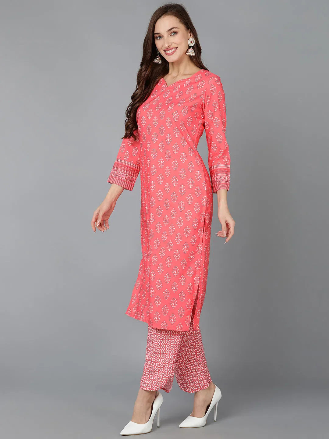 Ethnic Printed Kurta Set for Women | Designer Kurta Sets