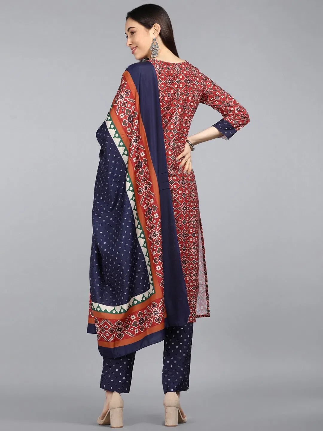 Stylish Printed Kurta Set with Dupatta | Women's Indian Kurta Sets