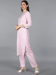 Women White Ethnic Motifs Printed Kurta With Trousers With Dupatta 1