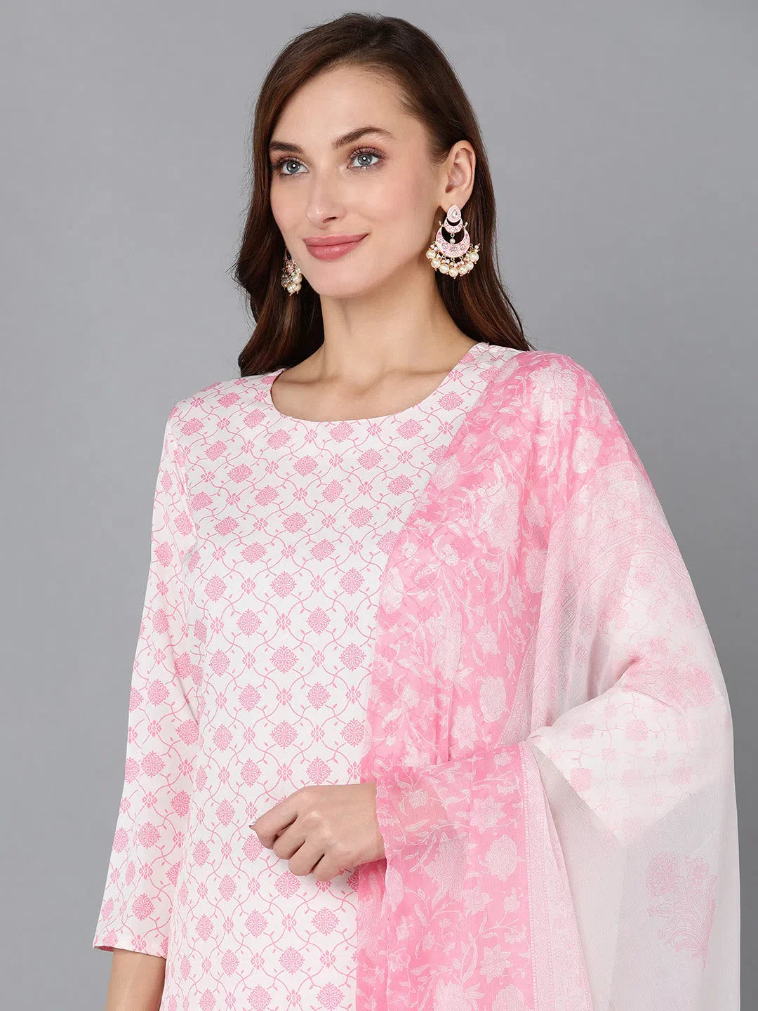 Printed Women's Kurta Trouser Set | Designer Kurta Sets