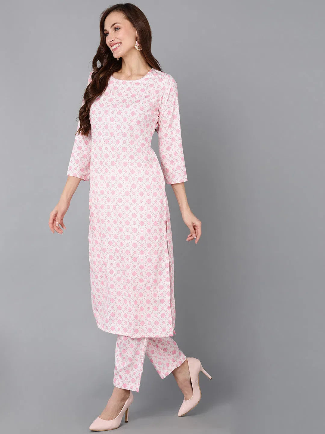 Printed Women's Kurta Trouser Set | Designer Kurta Sets
