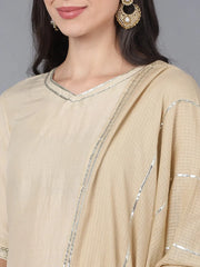 Women Poly Silk Solid Kurta Trousers-PKSKD1175A