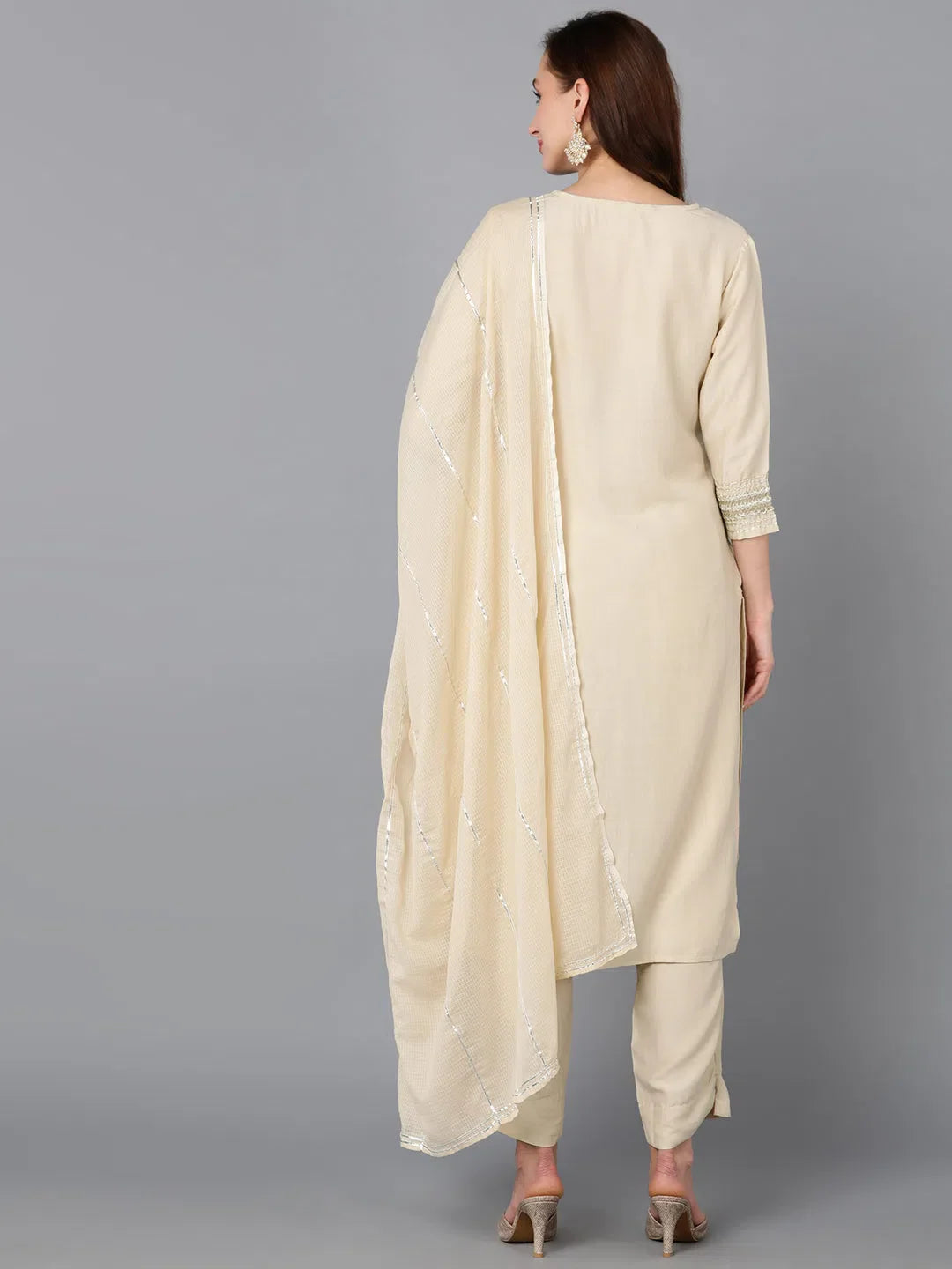 Women's Poly Silk Kurta Trousers | Indian Kurta Sets Online