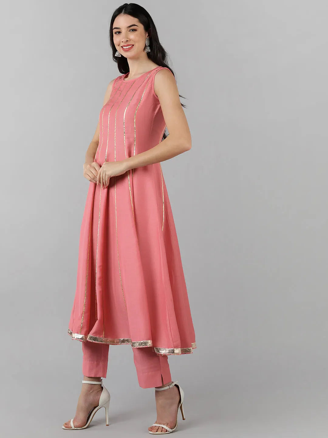 Pink Kurta Set with Dupatta - Stylish Women's Kurta Sets