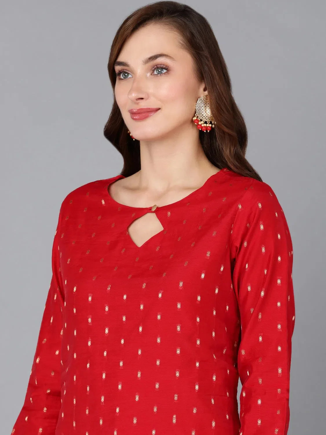 Printed Kurta Trouser Set | Women's Designer Kurta Sets