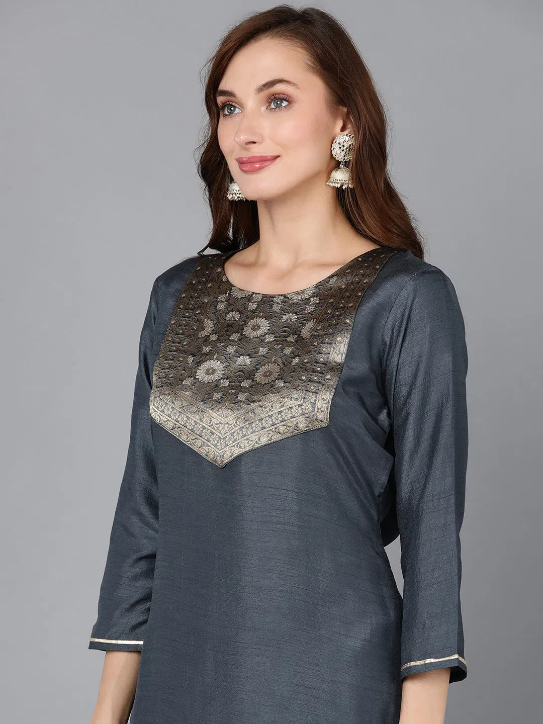 Women's Poly Silk Kurta Set | Indian Designer Kurta Sets