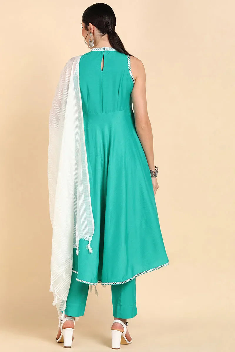 Solid Poly Silk Kurta Set | Women's Wedding Lehenga