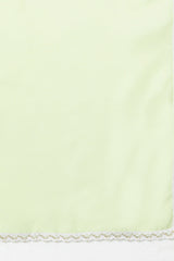  Women Green Poly Georgette Embroidered Kurta Trouser With Dupatta 