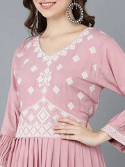Poly Silk Embroidered Kurta Sharara With-PKSKD1483A