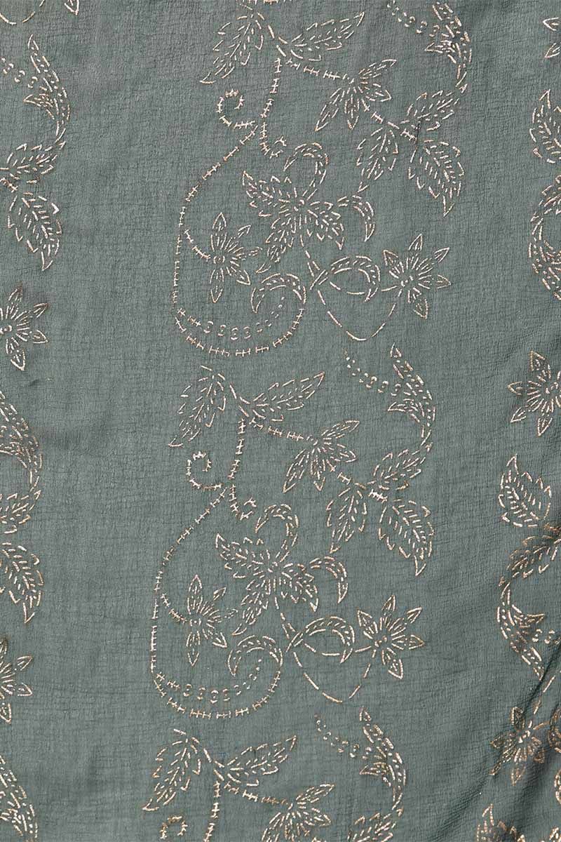  Women Green Poly Silk Ethnic Motifs Solid Kurta PKSKD1571