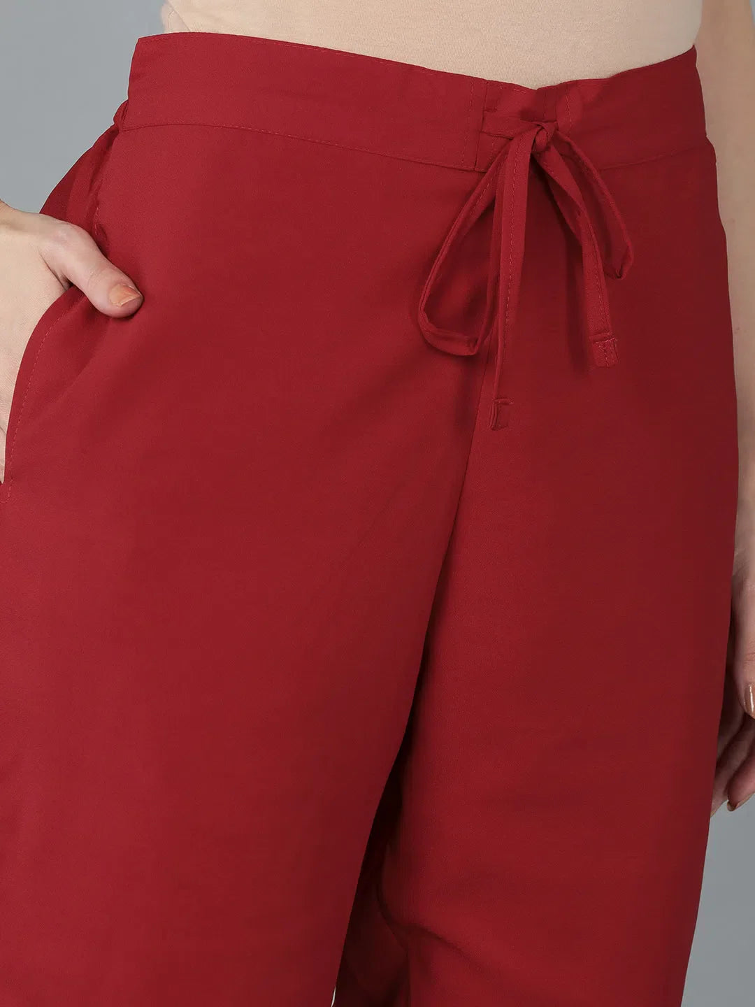 Red Kurta Set with Dupatta | Women's Indian Designer Kurta Sets