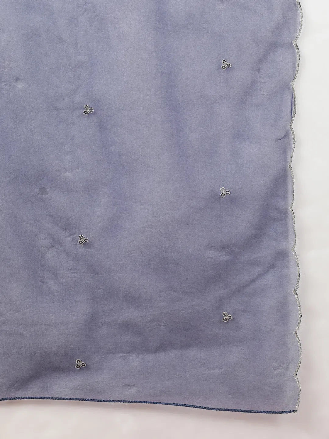 Blue Poly Silk Kurta Set - Indian Kurta Sets with Dupatta