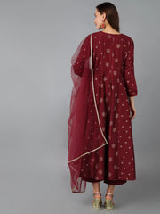 Women Silk Blend Embroidered Woven Design-PKSKD1708