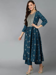 Women Silk Blend Embroidered Woven Design-PKSKD1711