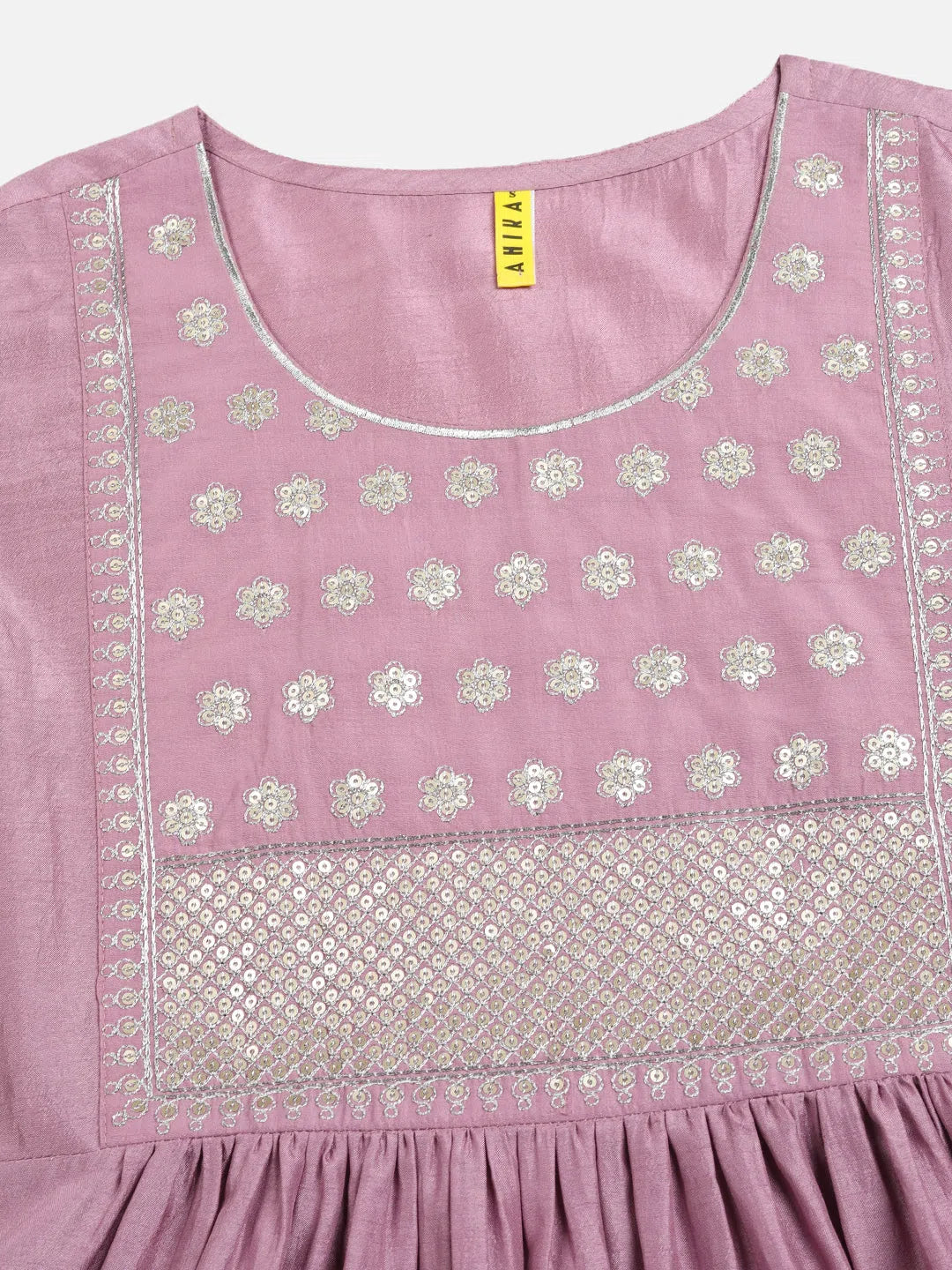 Embroidered Silk Blend Kurta | Women's Indian Kurta Sets Online