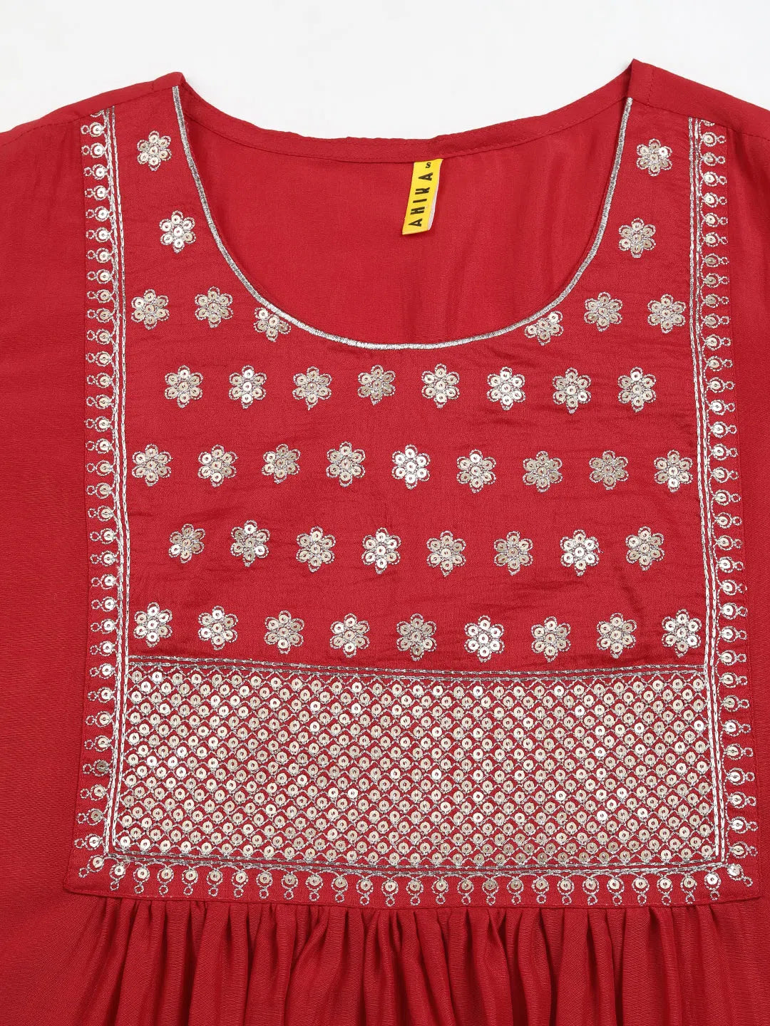 Silk Embroidered Kurta | Women's Indian Designer Kurta Sets