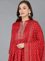 Women Silk Blend Woven Design Kurta-PKSKD1776