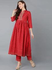 Women Silk Blend Woven Design Kurta-PKSKD1776