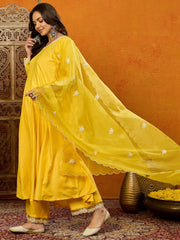 Cotton Solid Yellow Indian Ethnic-PKSKD2456