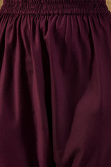 Purple Pure Silk Bandhani Embroidered Anarkali Suit Sets HOPPKSKD2853