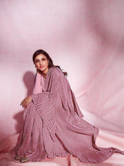 Chiffon Saree for Women - Pink | MLWSHSA9166PNK