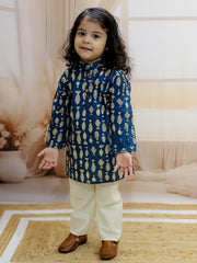 Kurta Pajama Set for Boys - Indigo | BR24KP68INA