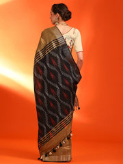 Women's Dola Mustard Digital Print Designer Saree With Blouse Piece-KASAVU102