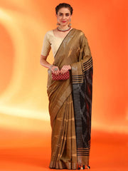Women's Dola Mustard Digital Print Designer Saree With Blouse Piece-KASAVU102
