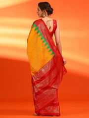 Women's Dola Purple Printed Designer Saree With Blouse Piece-DOLA111A
