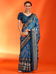 Women's Dola Red Printed Designer Saree With Blouse Piece-DOLALX01E