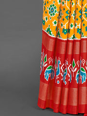 Women's Dola Sea Green Digital Print Designer Saree With Blouse Piece-KASAVU107