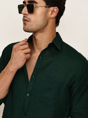 Solid Casual Shirt for Men ( RDSH 006Olive )