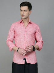Solid Linen Casual Shirt for Men ( RDSH 012Red )