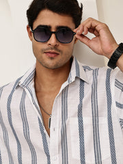 Smart Casual Cotton Shirt for Men ( RDSH 030Grey )