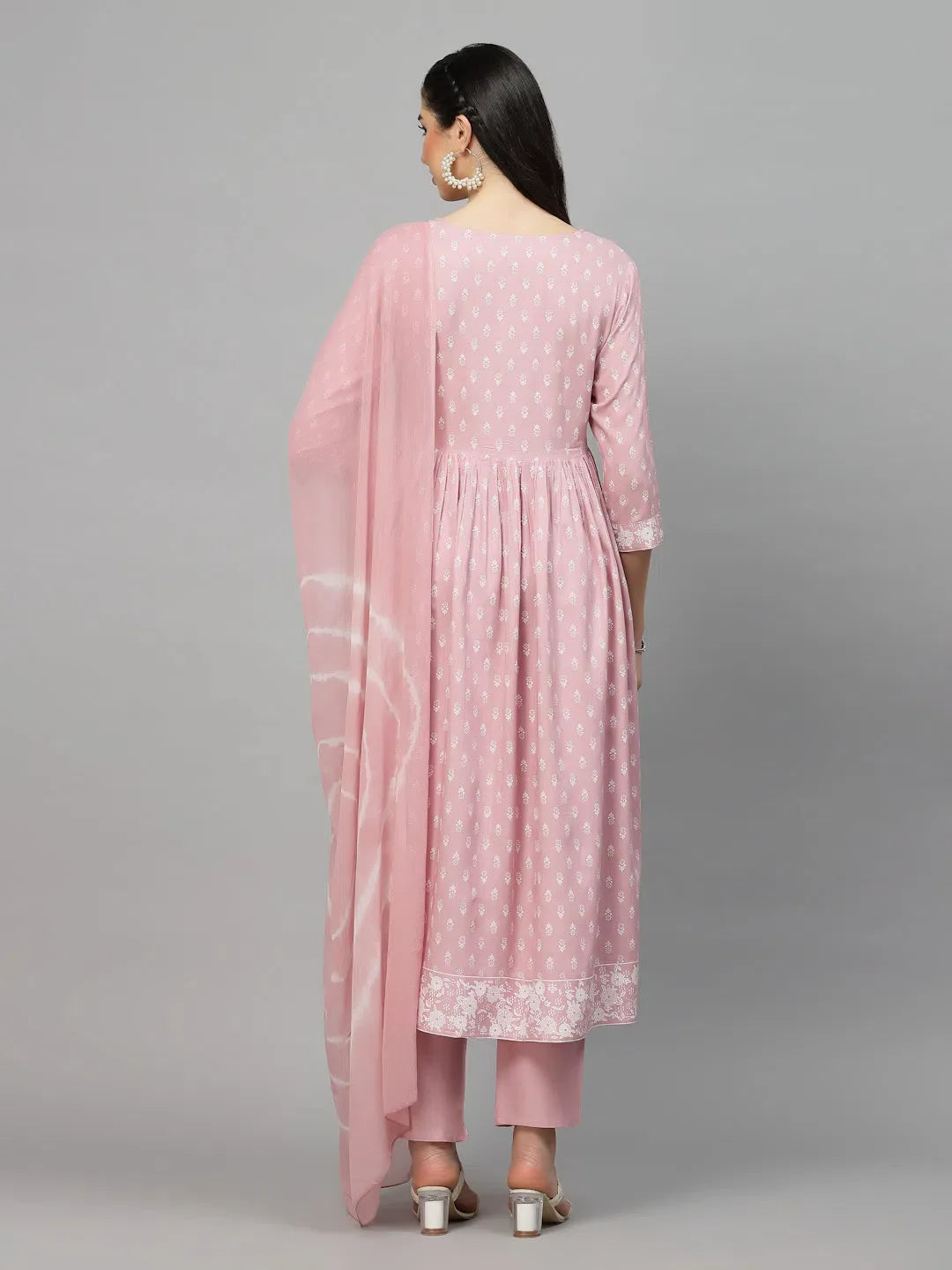 Printed Naira Cut Kurta Set | Women's Indian Kurta Sets
