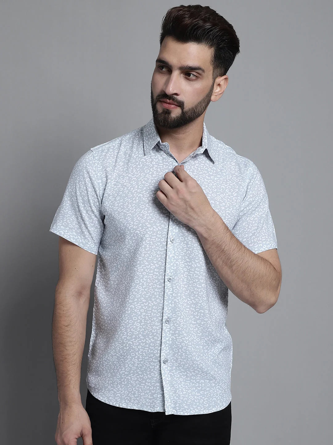 Men's Printed Cotton Shirt - Casual & Stylish | Shop Now