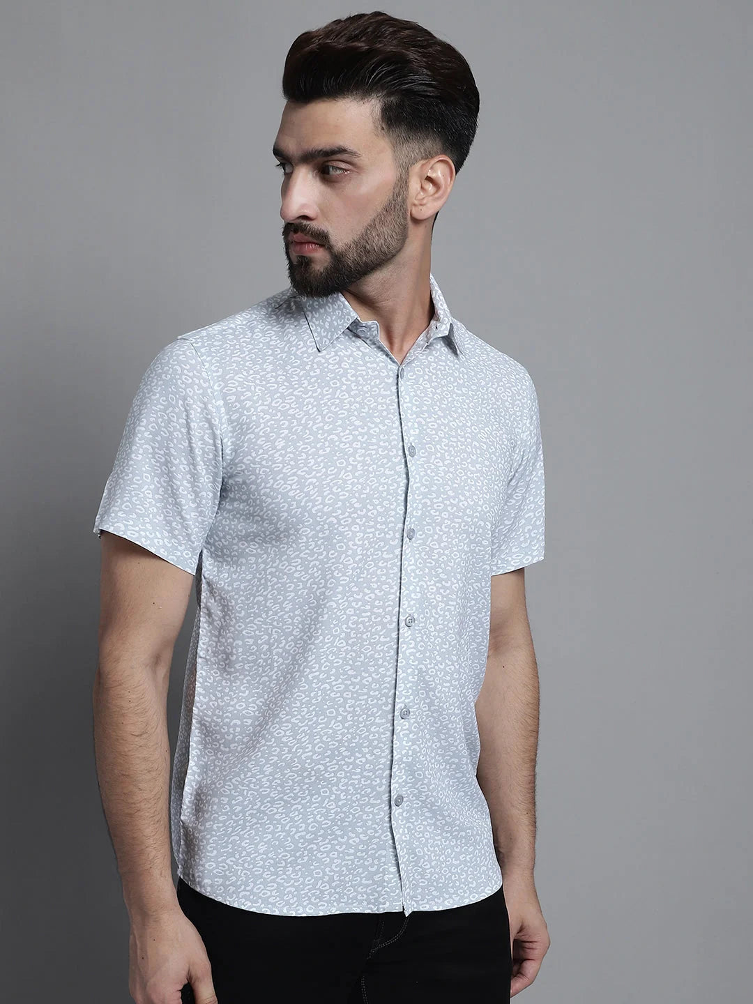 Men's Printed Cotton Shirt - Casual & Stylish | Shop Now