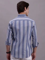 Men's Striped Casual Shirt-SF 890