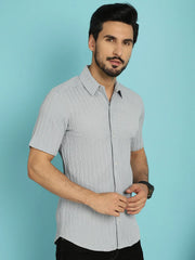 Striped Casual Shirt-Styled Inn