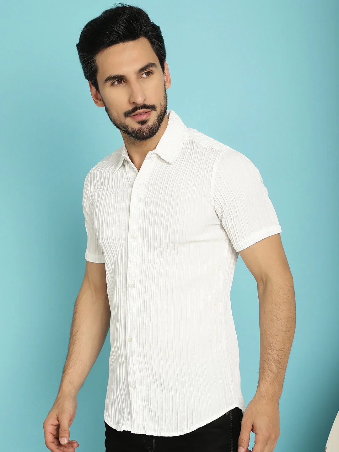 Striped Casual Mens Shirt - Stylish Cotton Shirt - On Sale Now!