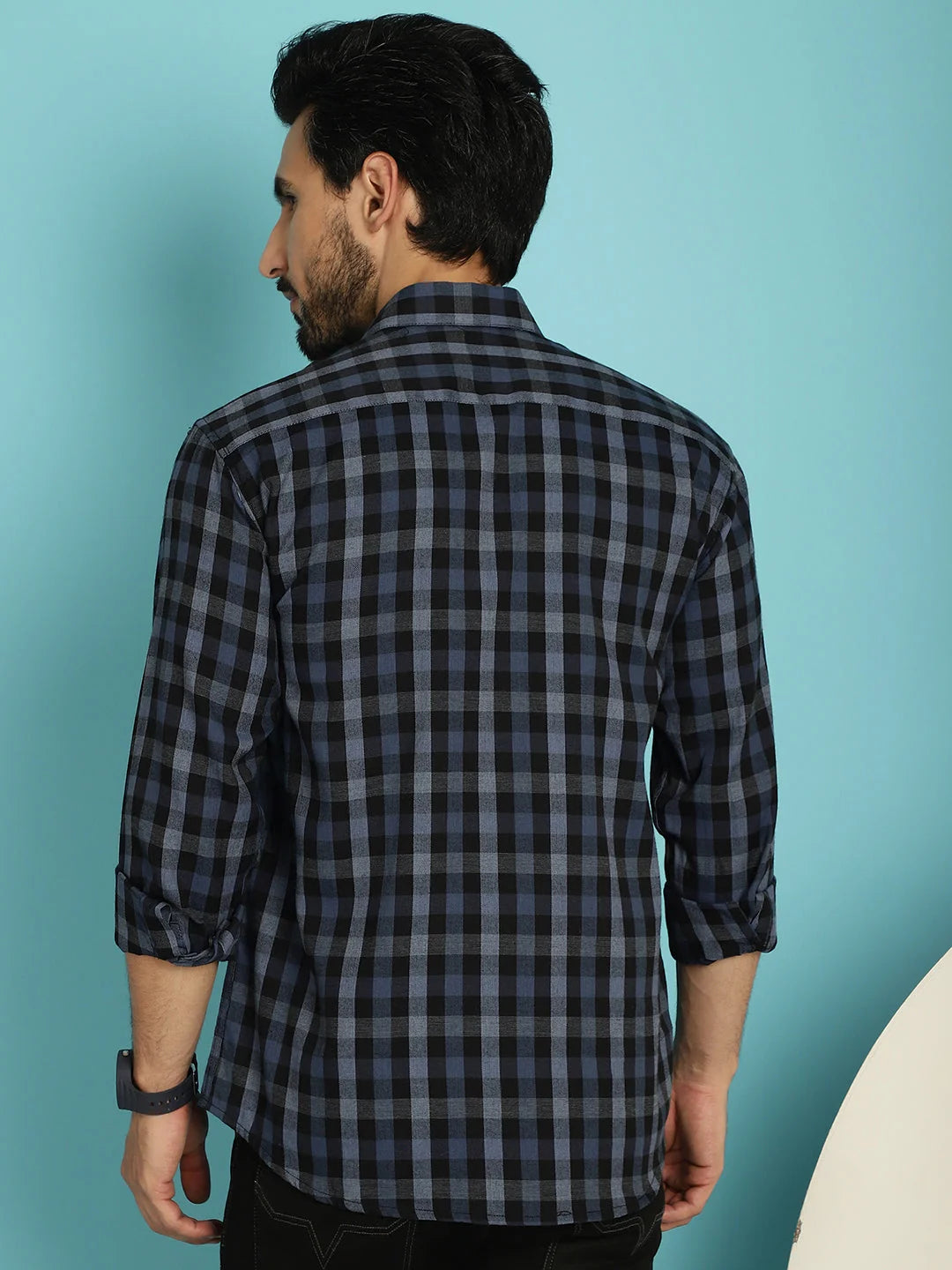 Checked Casual Mens Shirt - Stylish Cotton Shirt - Styled Inn