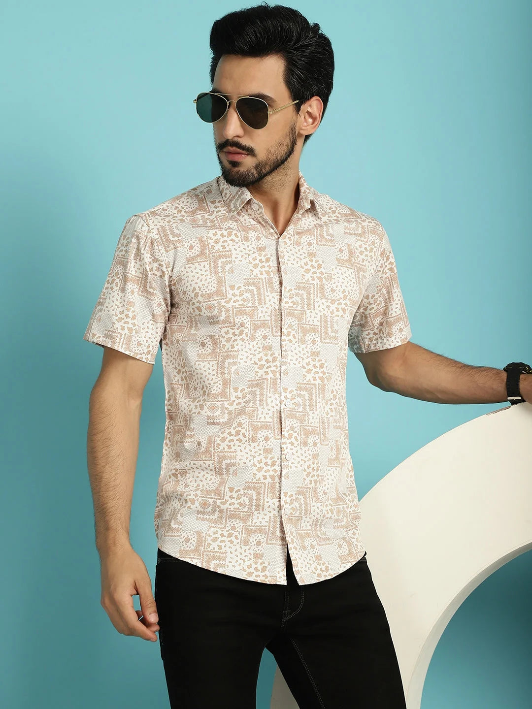 Printed Casual Shirt | Stylish Cotton Mens Shirts Online