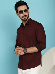 Woven Design Casual Shirt