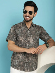 Printed Casual Shirt-SF-913