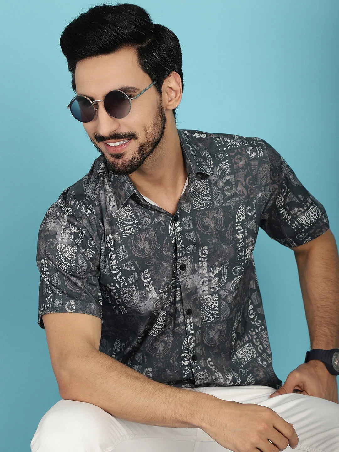 Printed Mens Shirt | Cotton Casual & Beach Shirts