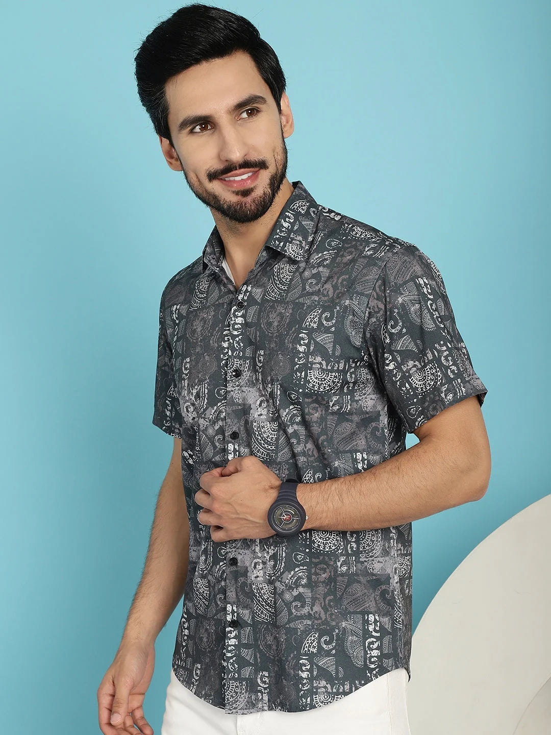 Printed Mens Shirt | Cotton Casual & Beach Shirts