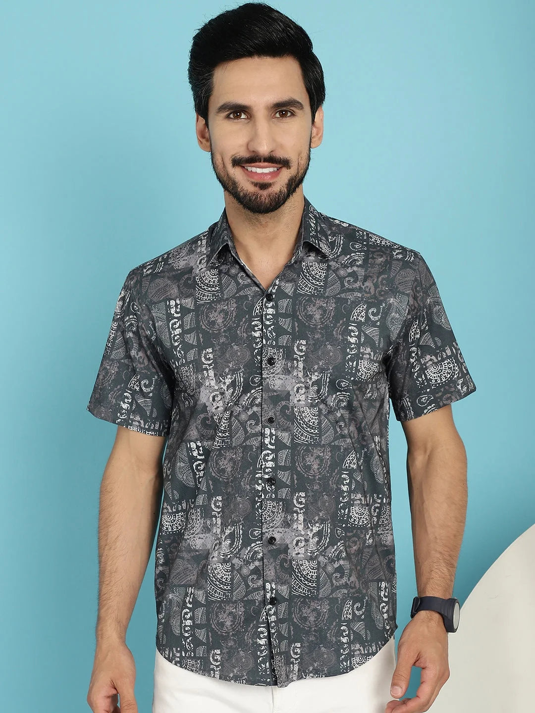 Printed Mens Shirt | Cotton Casual & Beach Shirts