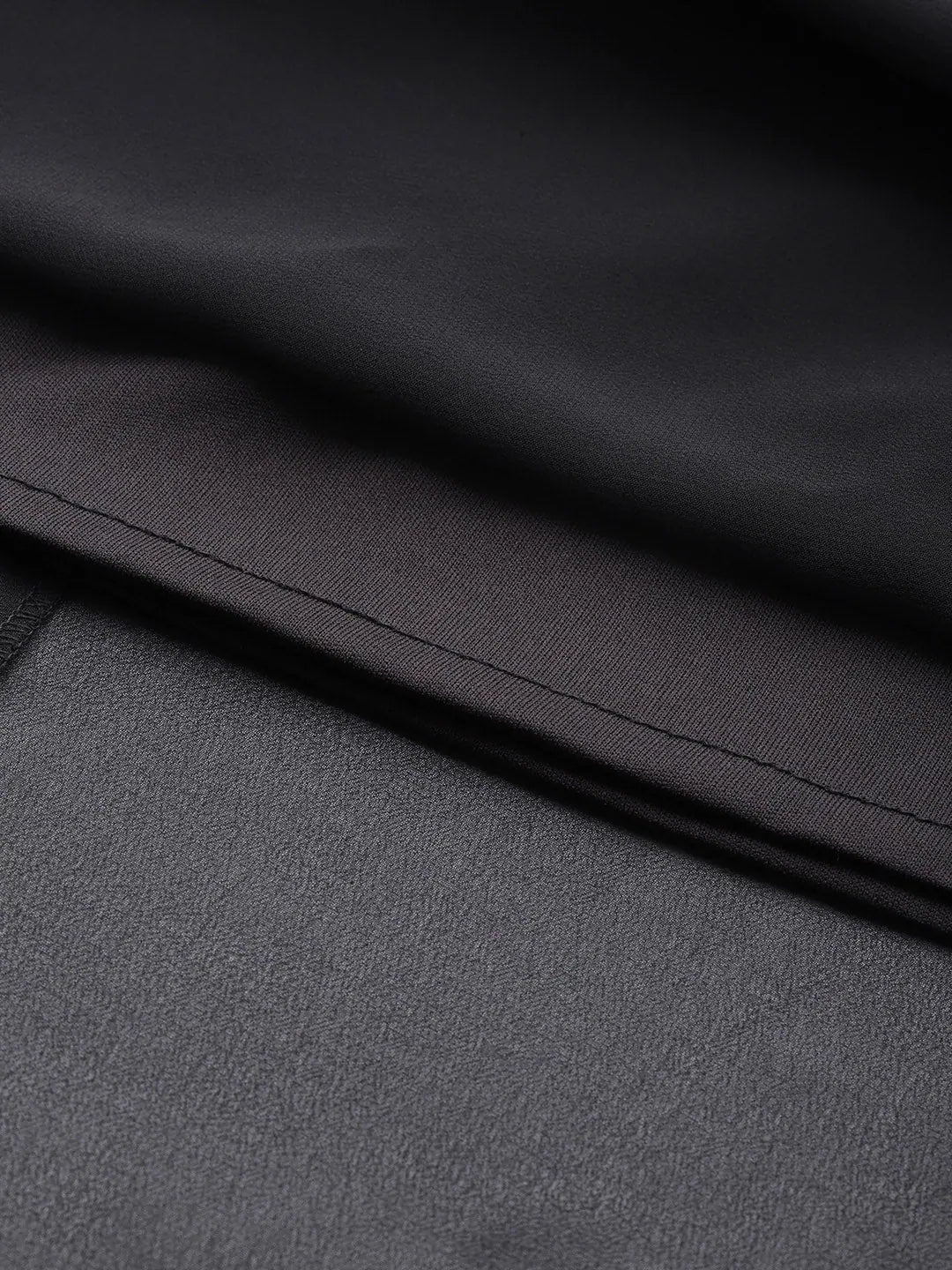 Black Sheer Sheath Dress - Women's Designer Lehenga Look