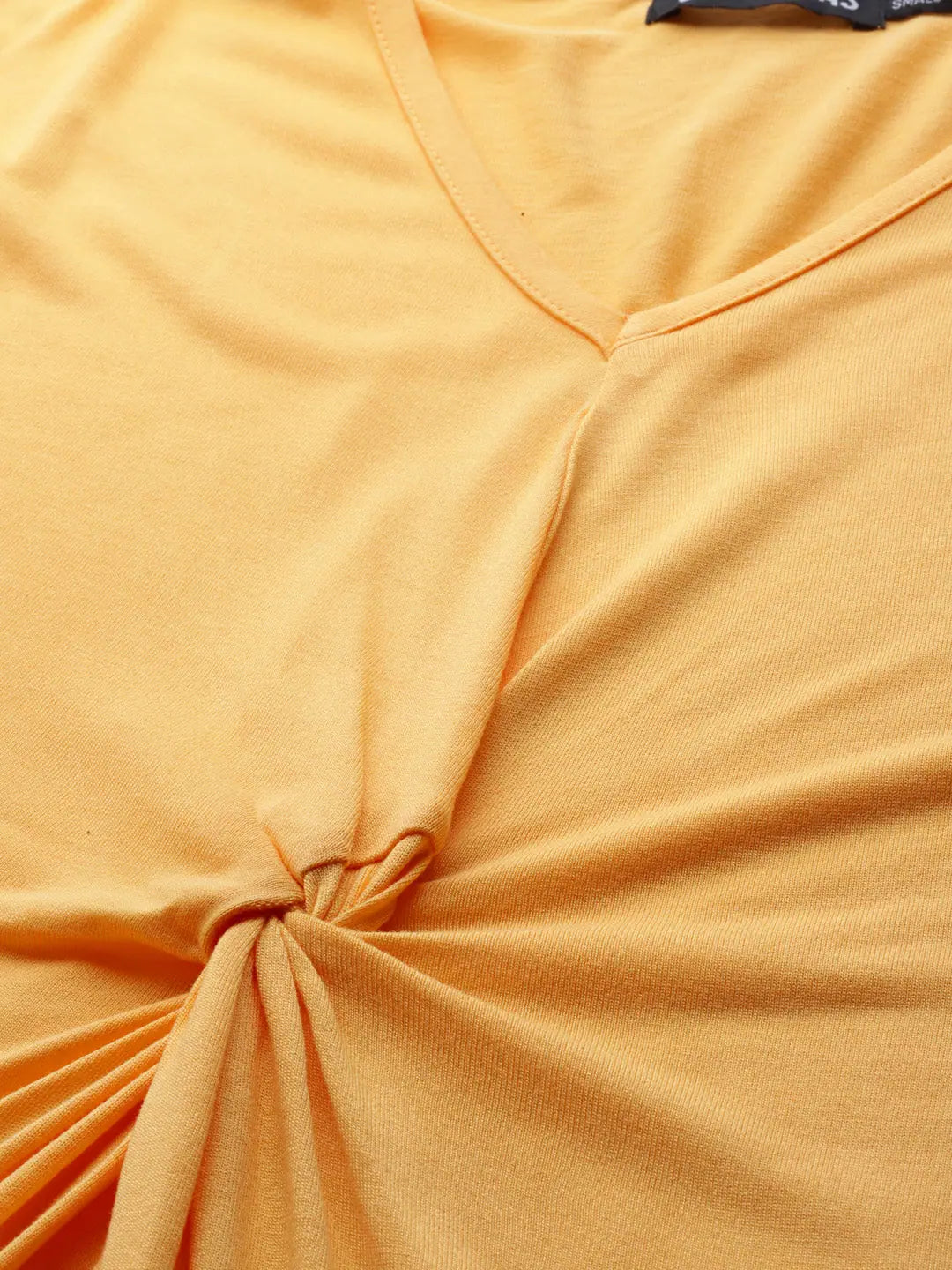 Mustard Knot Front Maxi Dress - Women's Casual Maxi